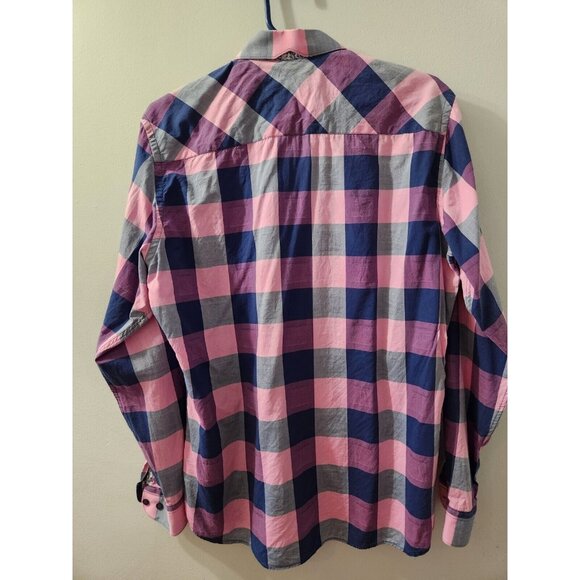 Au Noir Dress Shirt Long Sleeves Size 3 - Picture 6 of 9